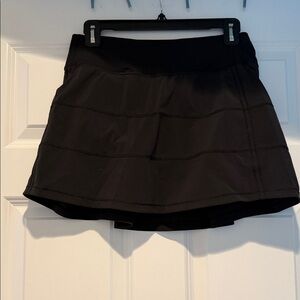 lululemon athletica Black Athletic Skort